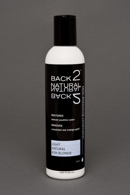 Back2Natural light Natural Ash Blonde Conditioner | Human Hair Wig Hairpiece Color Restoration 