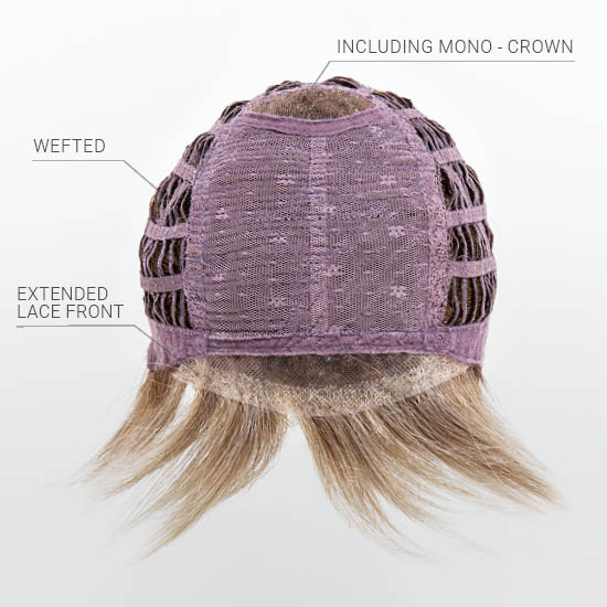 Wefted Cap | Hand-Tied Mono Crown | Extended Lace Front