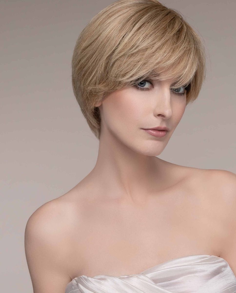 The Award wig by Ellen Wille is a beautifully shaped elegant short style wig. It is made with 100% Fine Remy Human Hair, the best quality human hair used for real hair wigs.