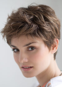 Debbie Wig by Ellen Wille | Short Synthetic Wig | Mocca Rooted