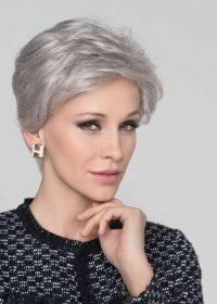 Cara Deluxe | Synthetic Lace Front Wig (Hand-Tied) by Ellen Wille | Silver Mix | Elly-K.com.au