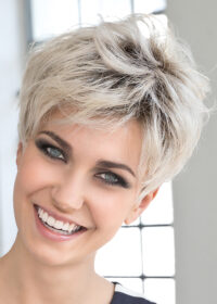 Stay Wig by Ellen Wille | Short Cut Wig with Lace Front | Colour Light Champagne Rooted
