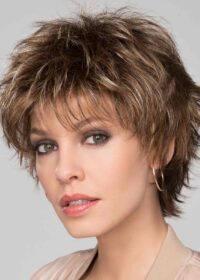 Click Wig by Ellen Wille | Tobacco Mix| Edgy layers can be styled modern or classic | Elly-K.com.au