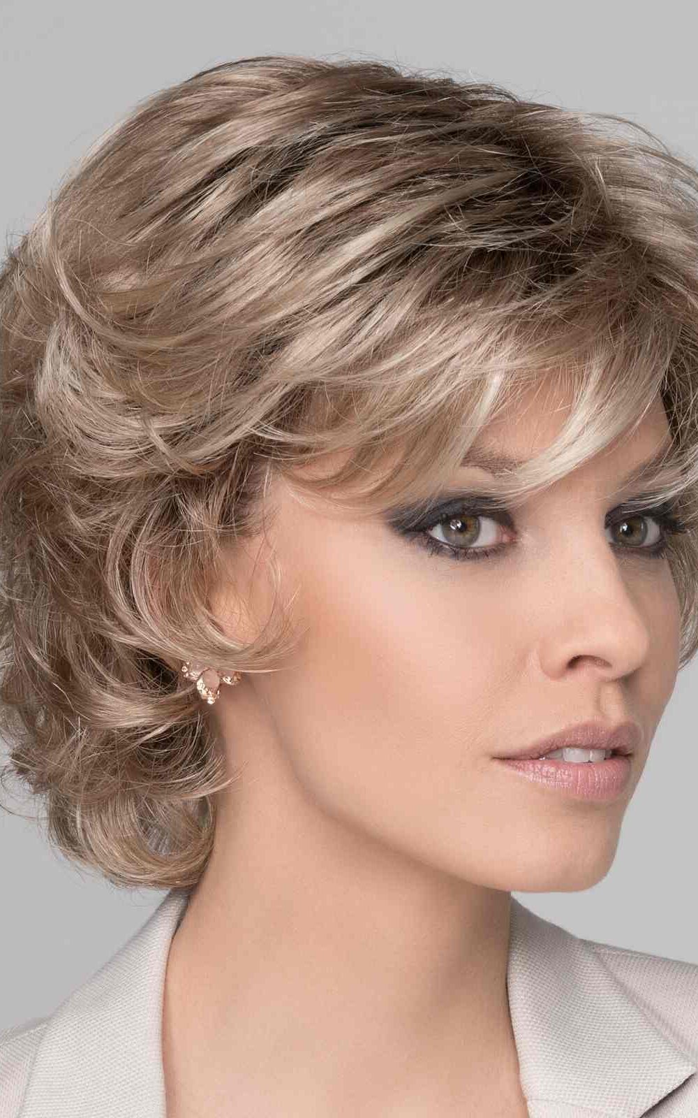 Daily Large Wig by Ellen Wille | CHAMPAGNE ROOTED | Light Beige Blonde, Medium Honey Blonde, and Platinum Blonde Blend with Dark Roots