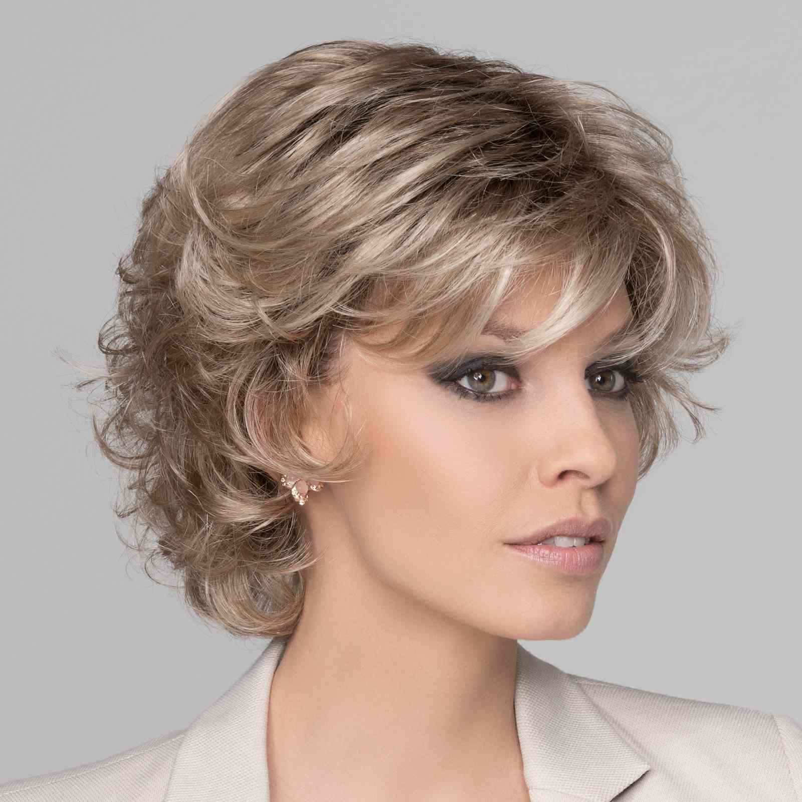 Daily Large Wig by Ellen Wille | CHAMPAGNE ROOTED | Light Beige Blonde, Medium Honey Blonde, and Platinum Blonde Blend with Dark Roots