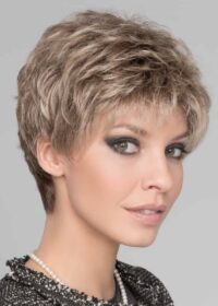 Foxy Small by Ellen Wille | SAND MULTI ROOTED | Lightest Brown and Medium Ash Blonde Blend with Light Brown Roots