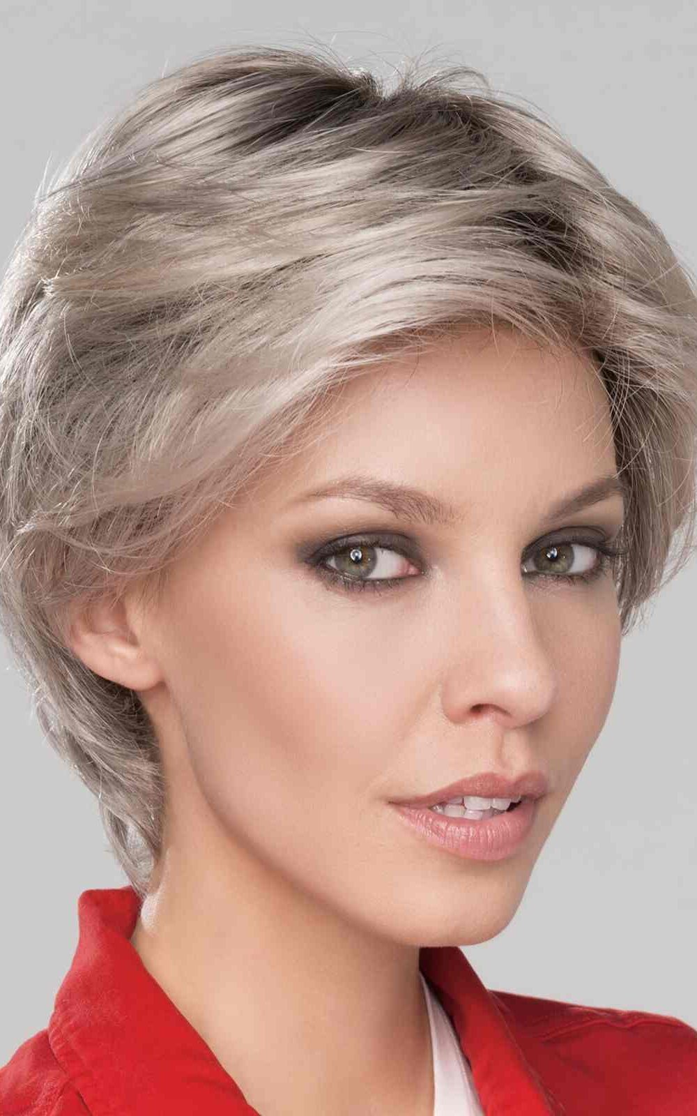 Citta Mono | Synthetic Lace Front Wig (Mono Top by Ellen Wille | Silver Rooted