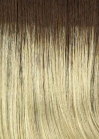 614GR | Wheat blonde with light gold blonde highlights and brown roots