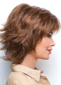 LEXY by Noriko in TERRACOTTA-H | Rooted Dark Gold Brown base with Bright Auburn highlight
