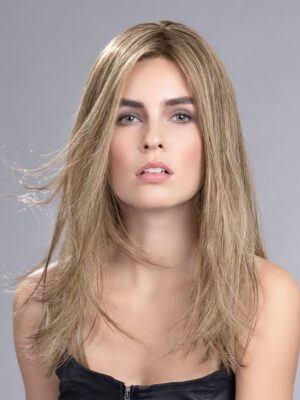 JUST LONG by ELLEN WILLE in BERNSTEIN ROOTED | Lightest Brown and Light Honey Blonde blend with Light Golden Blonde and Shaded Roots