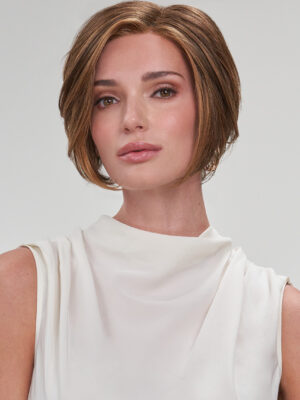 IDALIA by Jon Reanu in 6F27 CARAMEL RIBBON | Brown with Strawberry Blonde Highlights