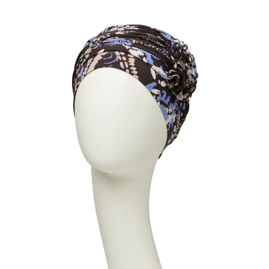 Lotus Turban | Autumn Blues | 1008-0795 Lotus Turban | Autumn Blues | 1008-0795