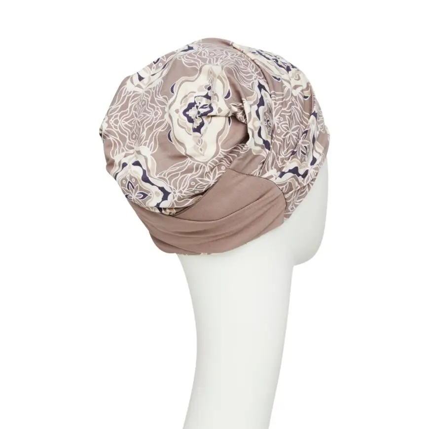 Amia Turban | Beige Ornaments | 1529-0815 Amia Turban | Beige Ornaments | 1529-0815