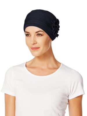 HocLotus Turban | Blue Melange | 1003-0391