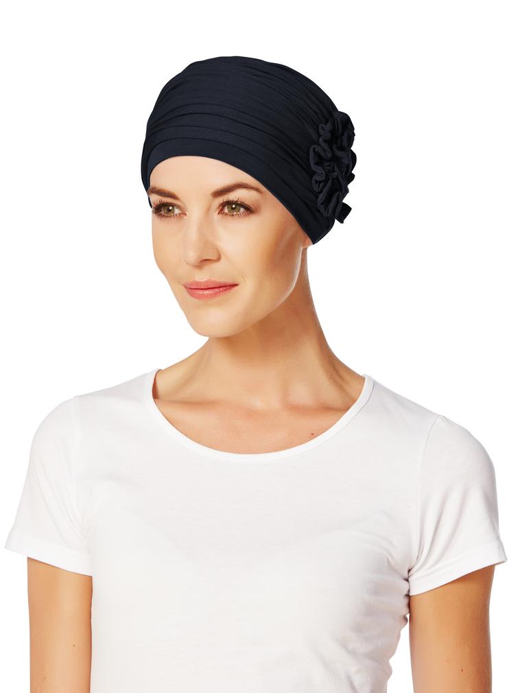HocLotus Turban | Blue Melange | 1003-0391
