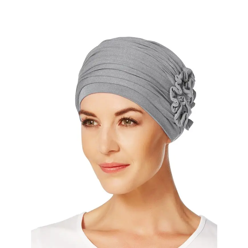 HocLotus Turban | Grey Melange | 1003-0169