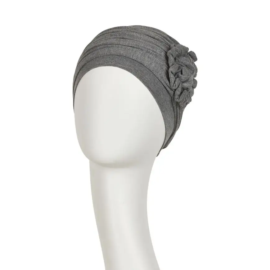 HocLotus Turban | Grey Melange | 1003-0169
