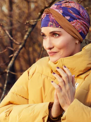 Shakti Turban | Printed Paisley Swirls | 1418-0794