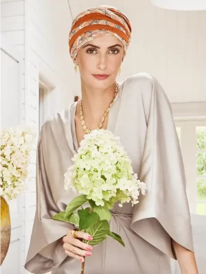 HocShanti Turban | Orange Elements | 1331-4022