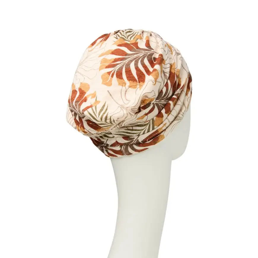HocShakti Turban | Beige Leafs | 1417-0754