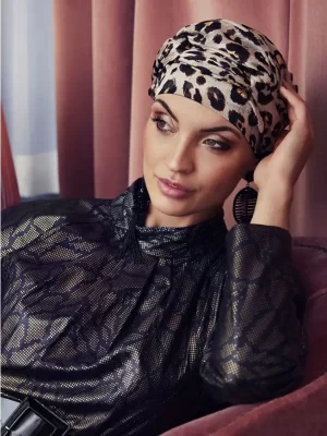 HocAmber · Boho Turban Set | Gold Glitter Leo | 3040-0831