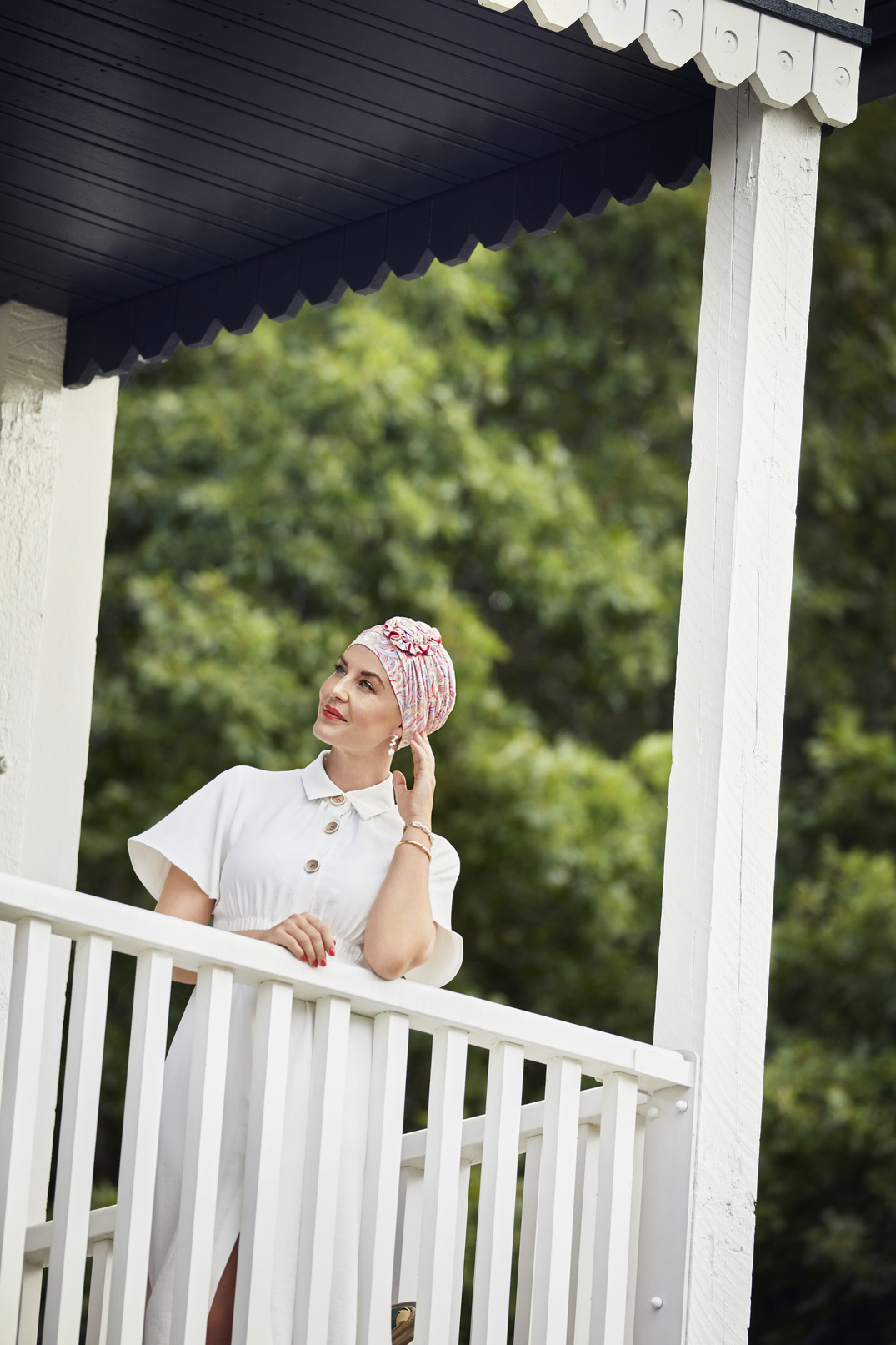HocLotus Turban | Energetic Flowers | 1008-0912