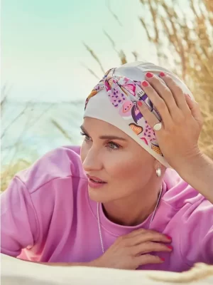 HocShakti Turban | Cement with Bright Flower | 1520-0772