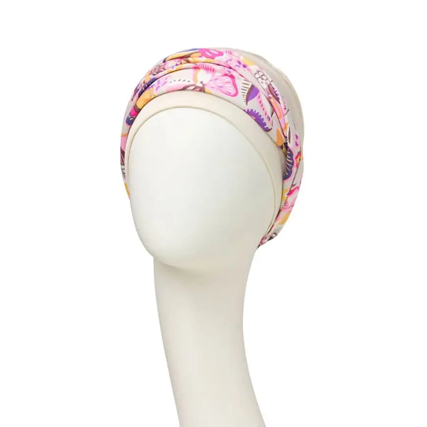 HocShakti Turban | Cement with Bright Flower | 1520-0772
