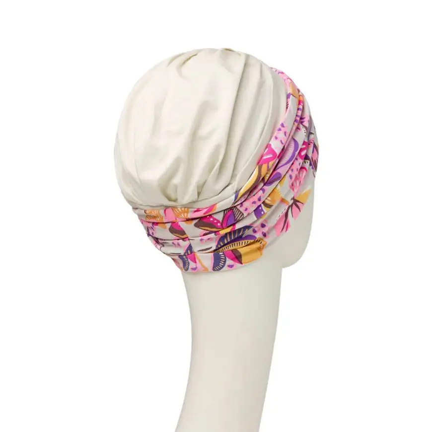 HocShakti Turban | Cement with Bright Flower | 1520-0772 HocShakti Turban | Cement with Bright Flower | 1520-0772
