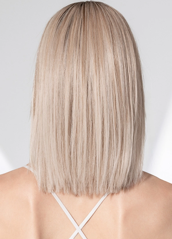 Treasure soft pearl blonde rooted